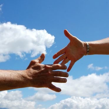 solidarity, sky, hand shake